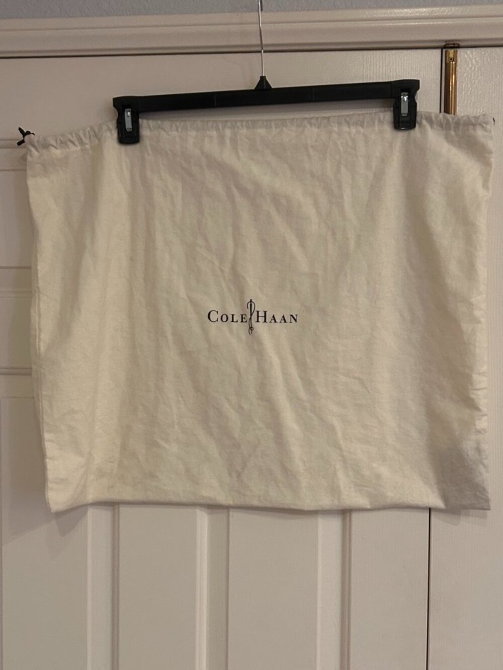 Cole Haan Large Flannel Drawsring Dust Bag for Purse or Shoes